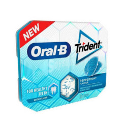 Chicle Trident Oral-B Menta 10 Grageas