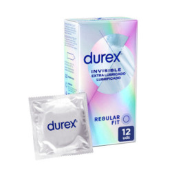 Preservativos Durex Invisible Extra Fino Lubricado 12 U