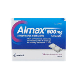 Almax 500 mg 54 comprimidos masticables